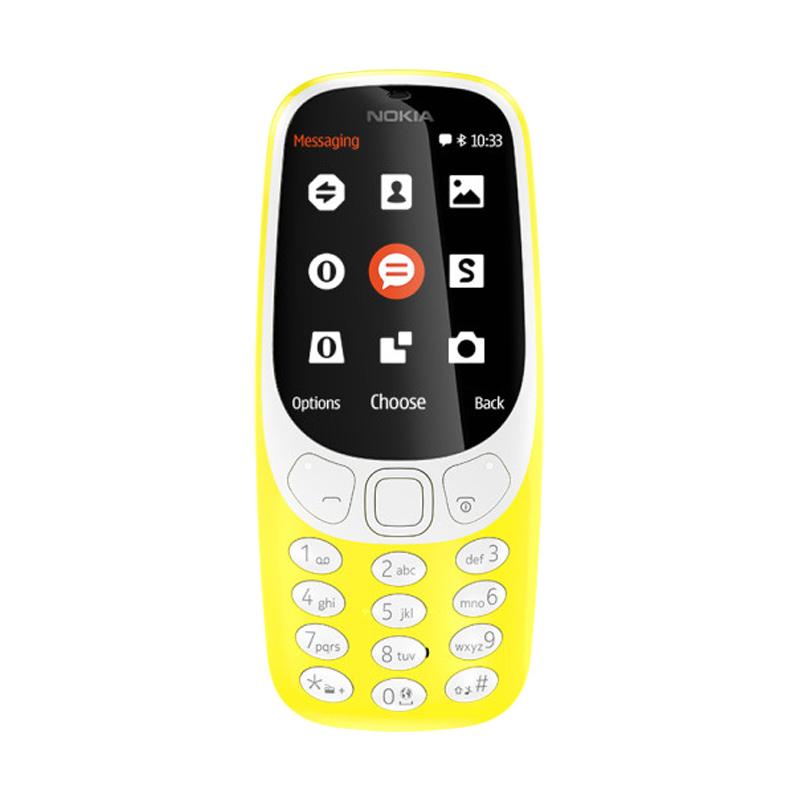 Nokia 3310 Dual Sim 2017 Handphone - Yellow