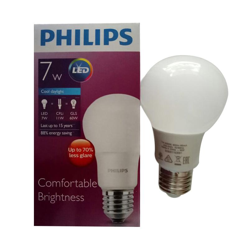 Lampu Led Bulb 7w Philips Led Essential 7 Watt E27 Putih Cool Daylight Shopee Indonesia