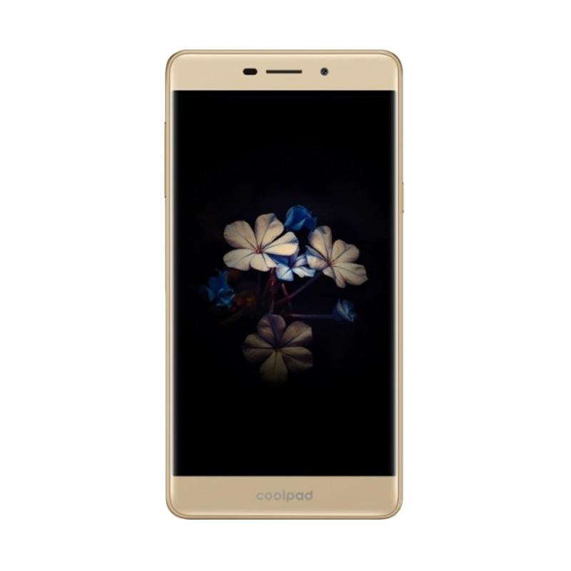 Coolpad Sky 3 E502 Smartphone - Gold [16 GB/3 GB] FREE MMC 16GB SANDISK + TONGSIS + RINGSTAND