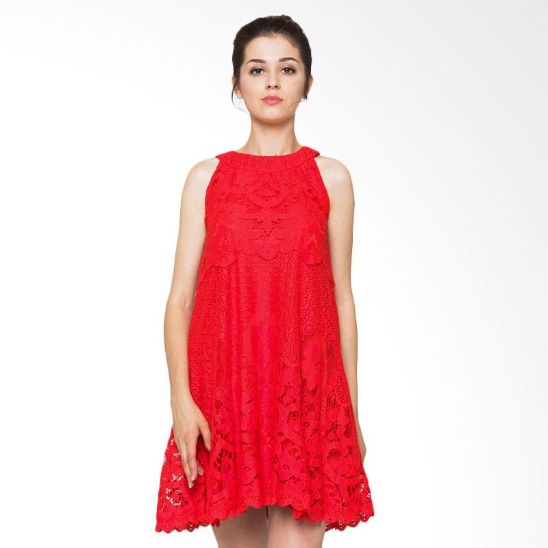 Veyl Mini Youra Dress Wanita - Red