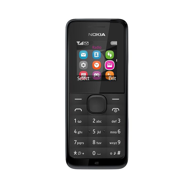 Nokia 105 Dual Sim Handphone - Black