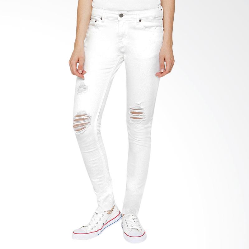 Veyl Gisha Denim Celana Jeans - White
