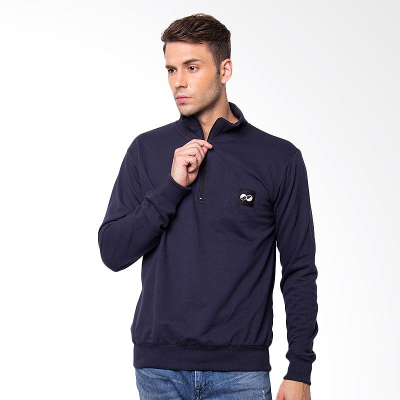 KOMO Sweatshirt Sweater Pria - Navy Blue