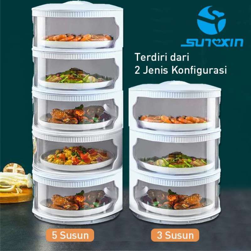 Jual Tutup Makanan Food Cover Penutup Makanan Insulasi Tahan Panas Tudung Saji Susun Online April 2021 Blibli