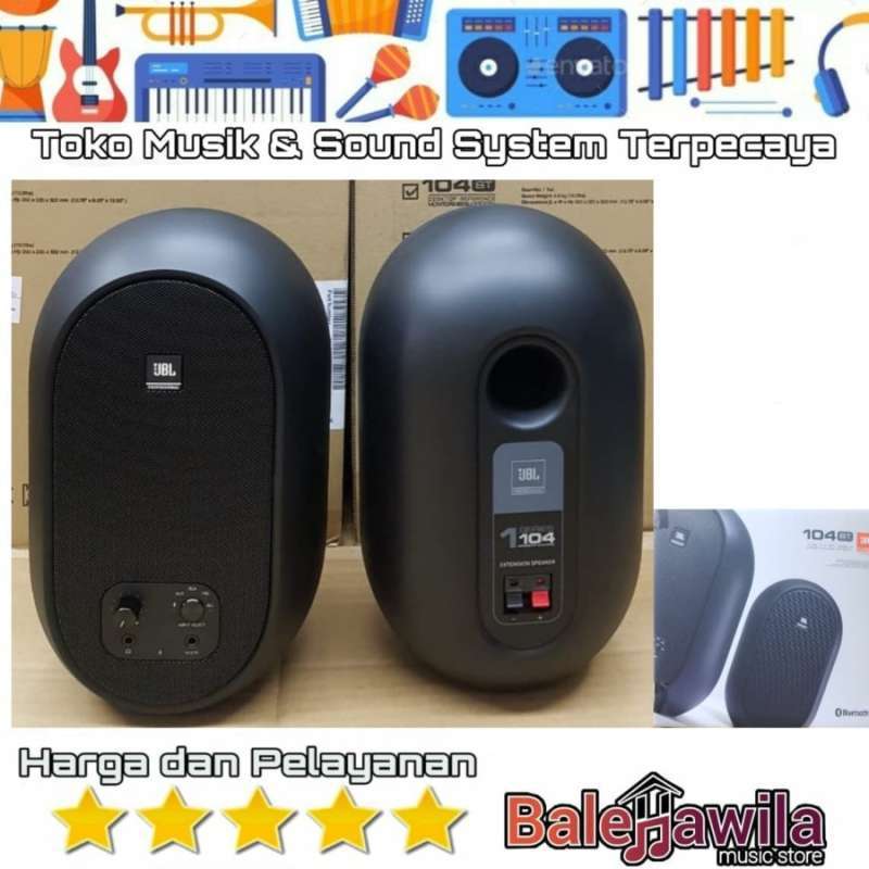 Jual Jbl 104 Bt Set Speaker Monitor Active Online Februari 2021 Blibli