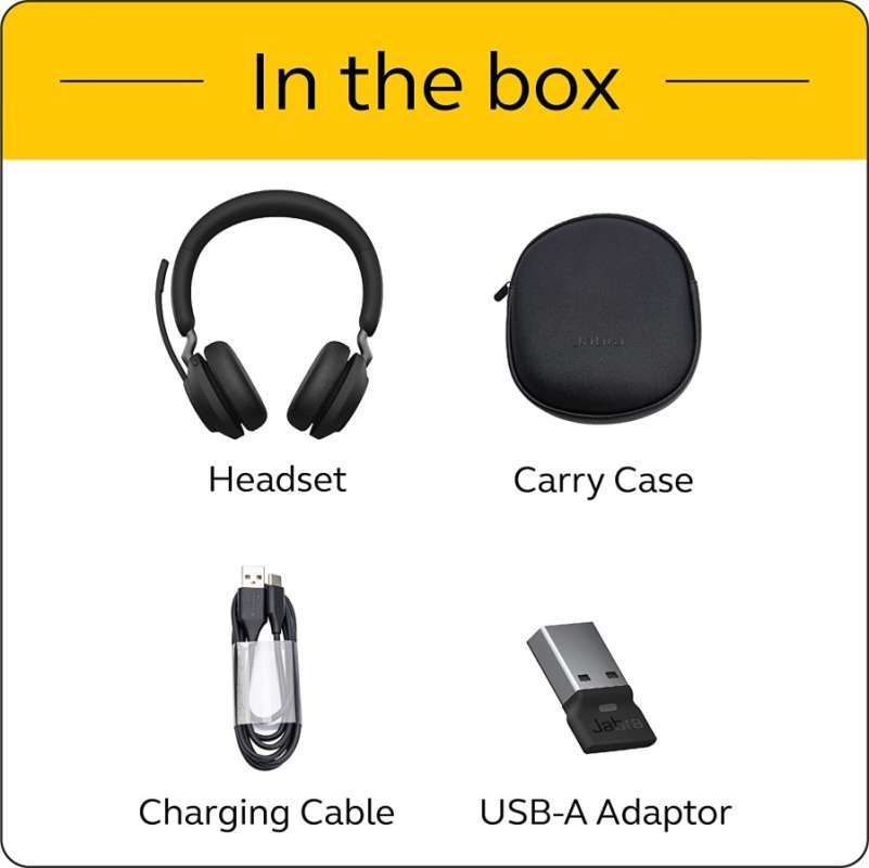 Jual Jabra Evolve2 65 MS, USB-A Stereo 
