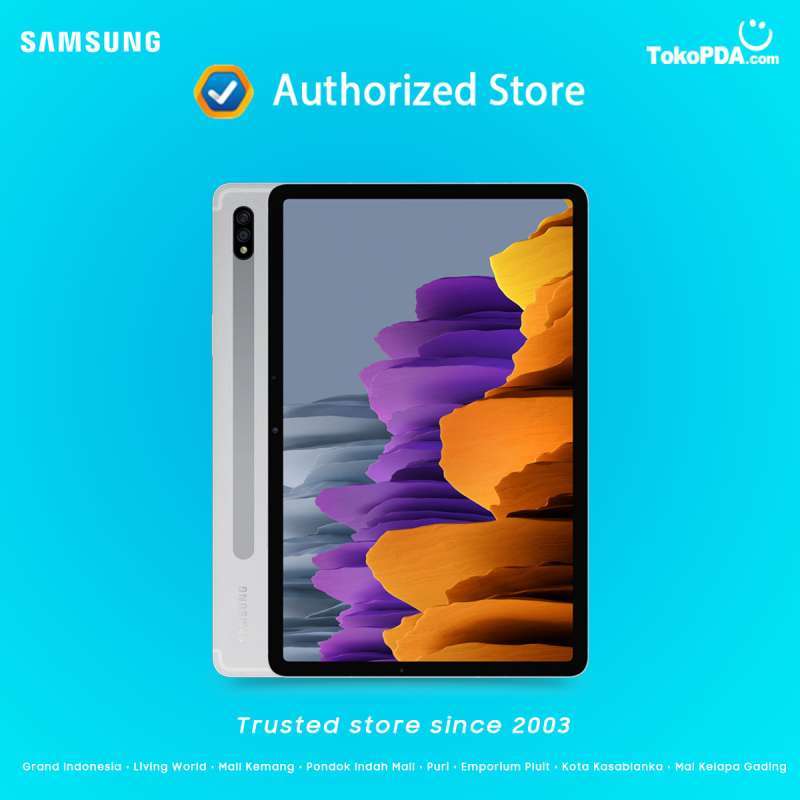 samsung galaxy tab s7 tablet 6gb 128gb garansi resmi sein