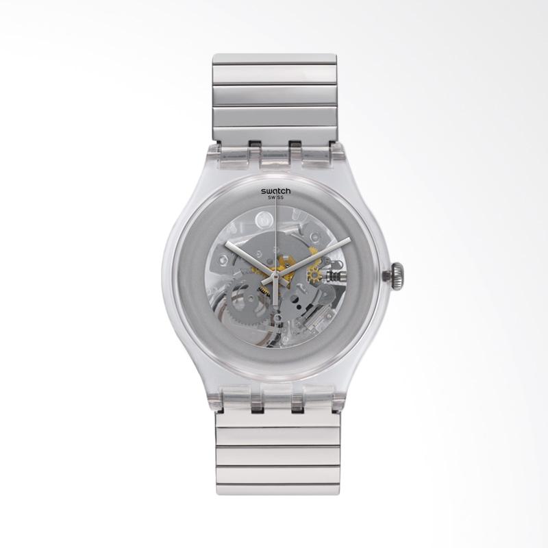 Swatch Cleared Up Jam Tangan Pria - Silver SUOK105FA