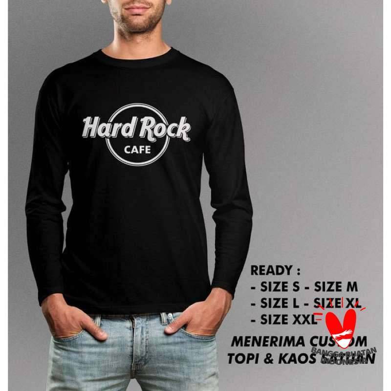 Jual Kaos Baju Obral Combed 30 Distro Hard Rock Cafe Lengan Panjang Polos Terbaru Juni 2021 Blibli
