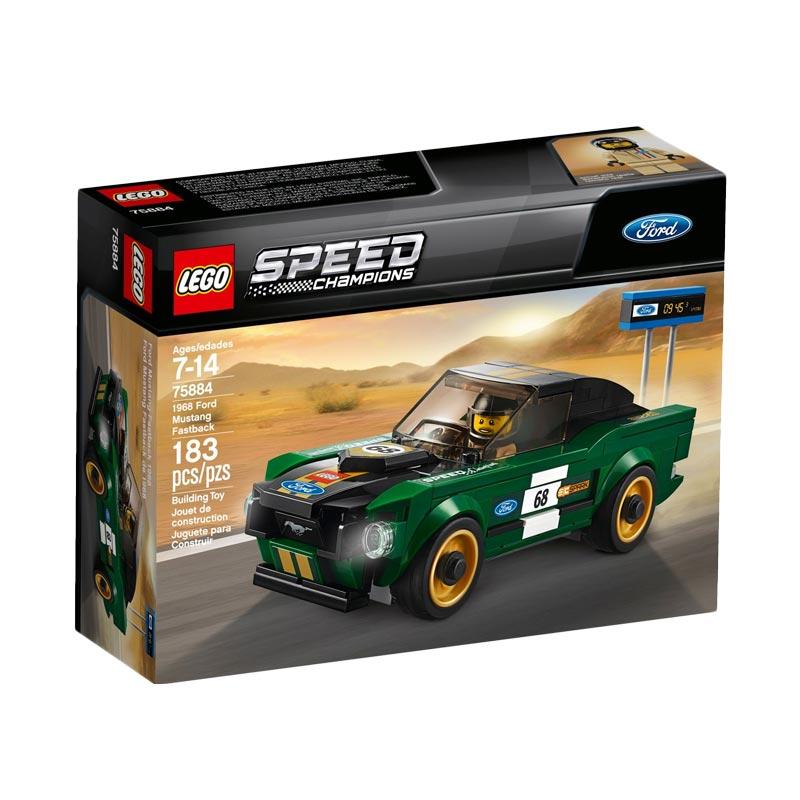 Jual LEGO Speed Champions 75884 1968 Ford Mustang Fastback Mainan