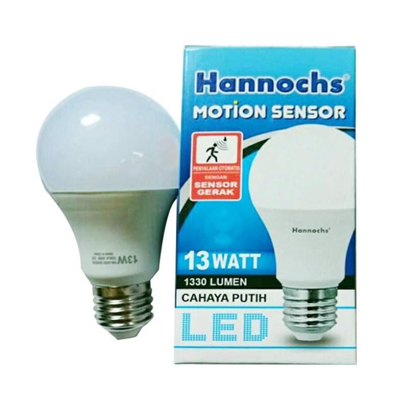 hannochs lampu sensor gerak led 13w