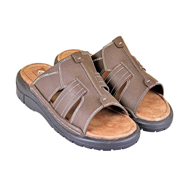 CBR Six Videl Sandals Pria - Cokelat
