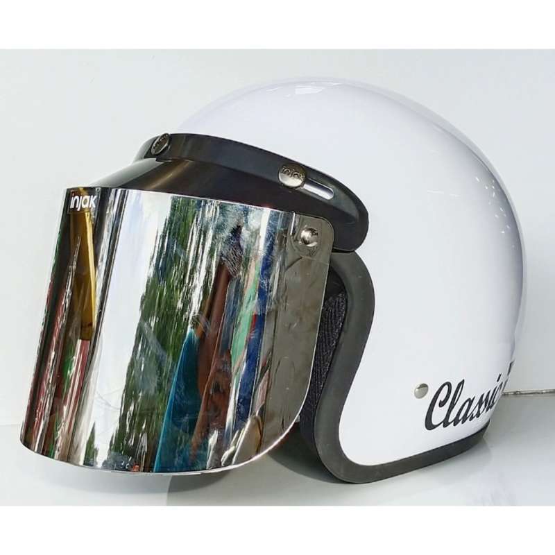 Jual Helm Bogo Dewasa Kaca Datar Flat Retro Classic Klasik Kaca Smoke Sni Pria Wanita Shb04 Online April 2021 Blibli