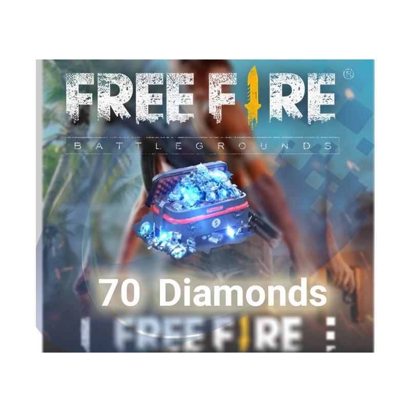 Jual Garena Top Up 70 Diamond Free Fire Online Agustus 2020