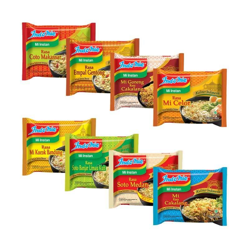 Jual Whs Surabaya Indomie Selera Nusantara Paket Mie Instan 8 Variant Rasa Online Mei 2021 Blibli