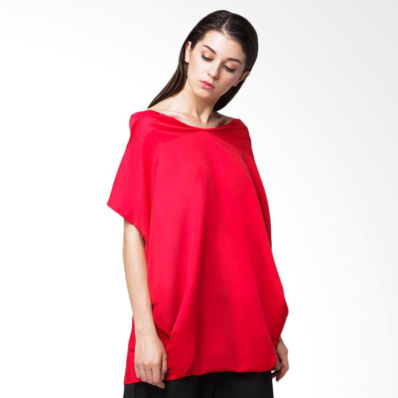 REE Oversized Boxy Blouse - Red