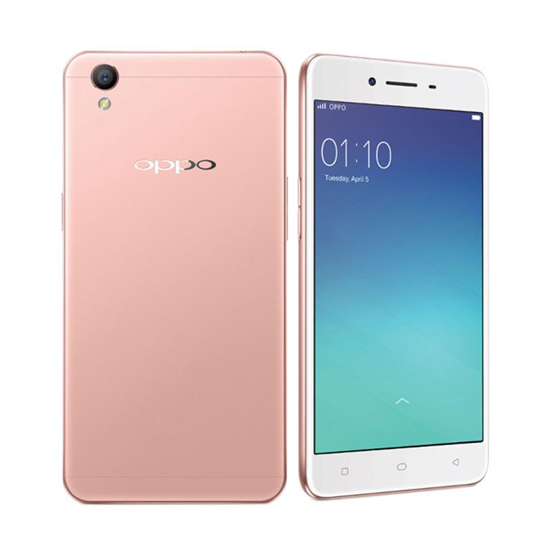 Oppo A37 Smartphone - Rose Gold + Free Tongsis