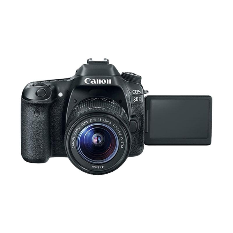 Canon EOS 80D EF-S 18-55mm IS STM WiFi Kamera DSLR