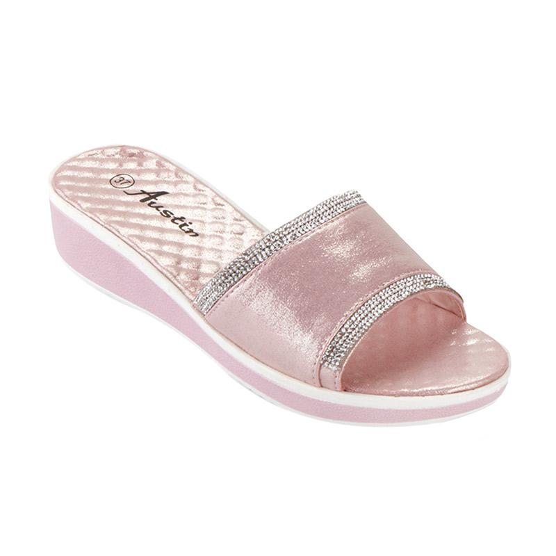 Austin Angeline Sandal Flats Wanita - Pink