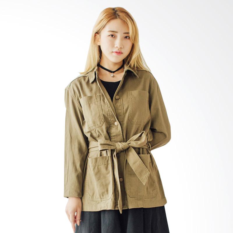 Coup Women Sleeve Parka - Army