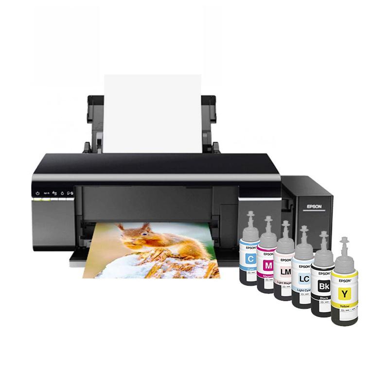 Promo Epson L805 Wi-Fi Printer - Hitam 