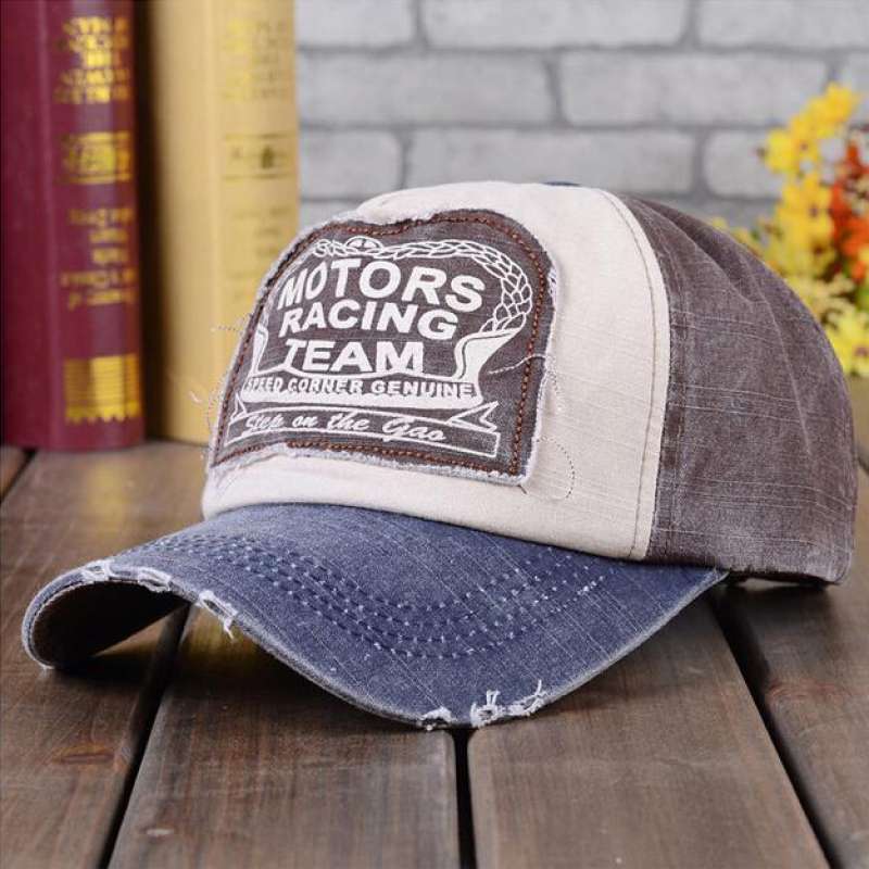 Motor racing team top baseball cap