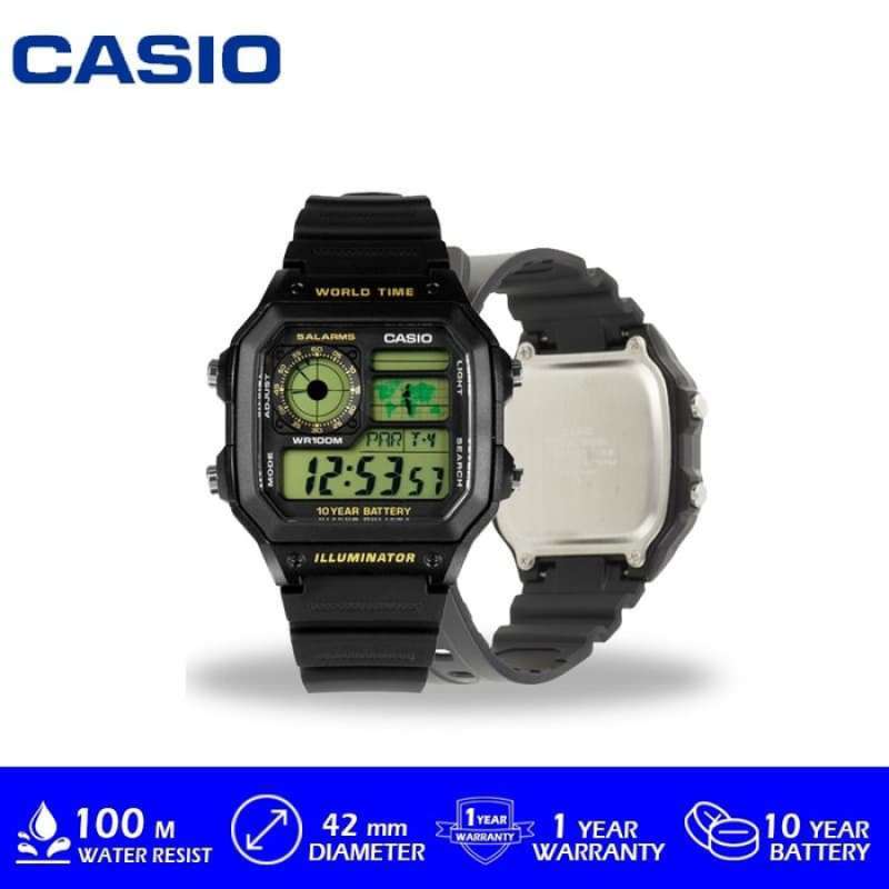 Jual Casio General Ae 10wh 1bvdf Ae 10wh 1bvdf Ae10wh Original Tren Terbaru Juli 21 Blibli