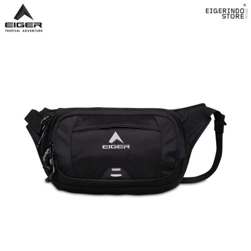 Jual Eiger Waist Bag Wall Run 1A Regular Waist Bag 3L Black di