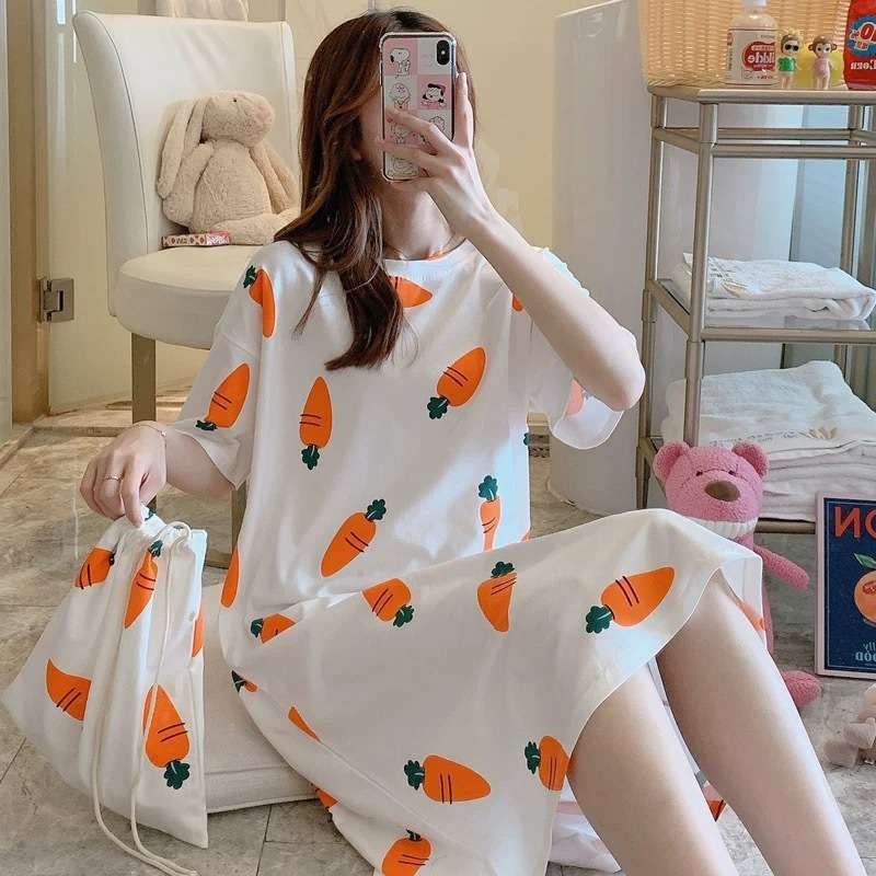 Jual Daster Import Korea Lengan Pendek Baju Tidur Motif Lucu Terbaru Juni 2021 Blibli