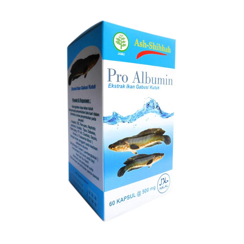 Jual Ash-Shihhah Original Kapsul Ekstrak Ikan Gabus Kutuk Pro Albumin Online - Harga & Kualitas Terjamin | Blibli.com