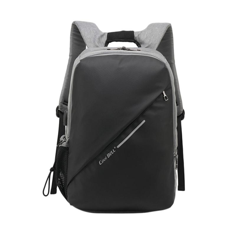 Promo Coolbell Tas Ransel Pria [cb 7007] Abu Abu Diskon 35% Di