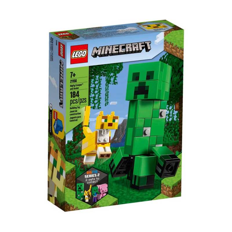 Jual Lego Minecraft 21156 Bigfig Creeper And Ocelot Blocks Stacking Toys Online Maret 2021 Blibli Ocelot battle children aged 7 and up will love to recreate the familiar minecraft confrontation. lego minecraft 21156 bigfig creeper and ocelot blocks stacking toys