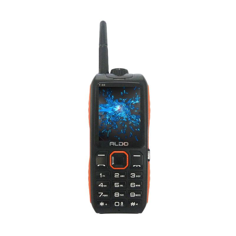 Aldo T66 Handphone - Orange [Dual SIM/ 10000 mAh]