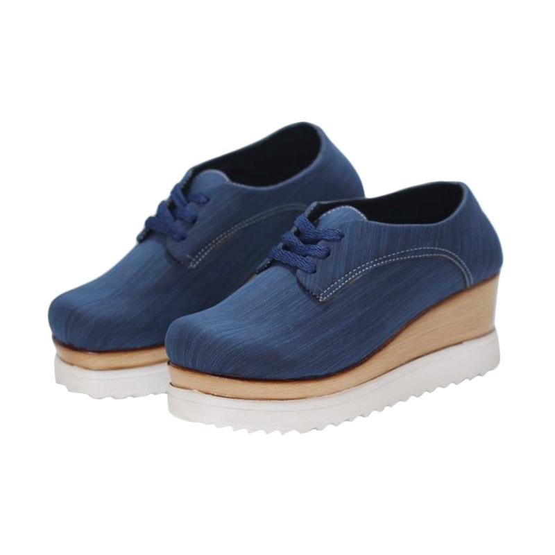 Vielin V010 Sepatu Wedges - Blue