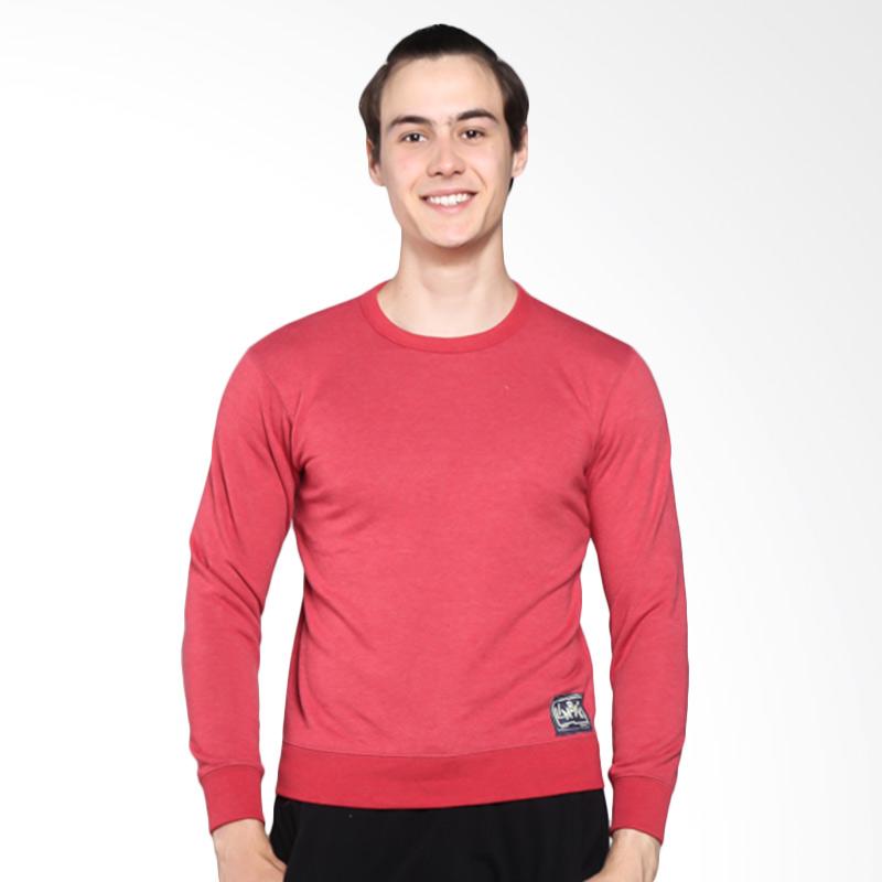 Limback 3024 Basic Sweater Pria - Red