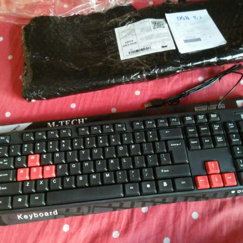 m tech original keyboard usb standar for pc laptop android