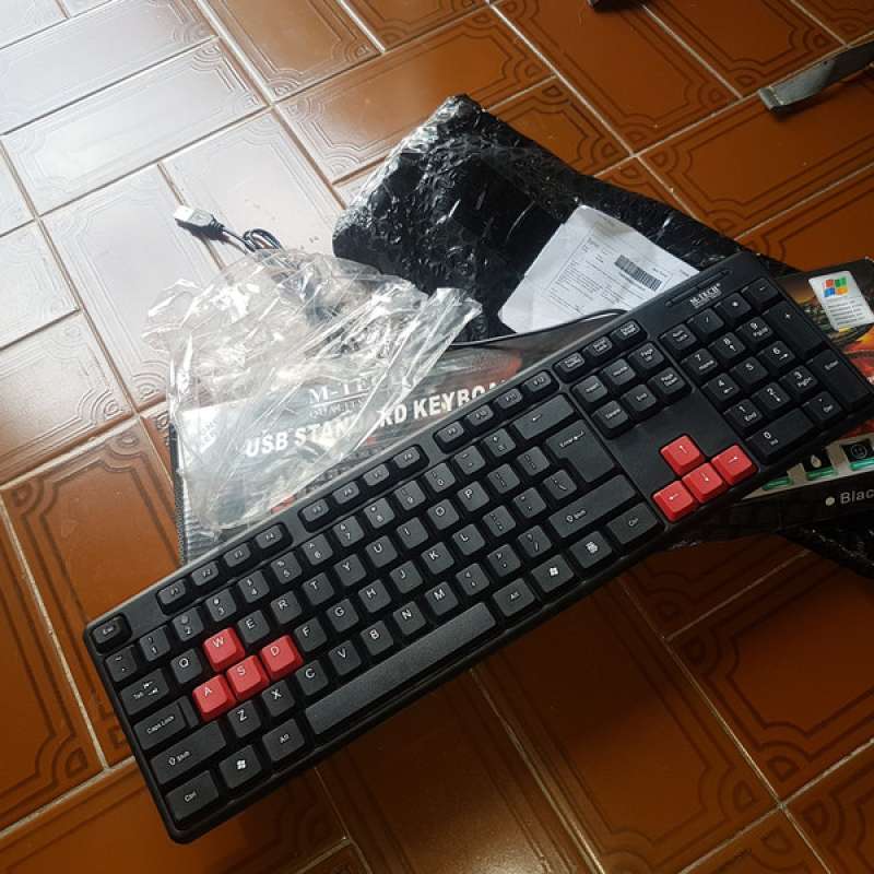 m tech original keyboard usb standar for pc laptop android