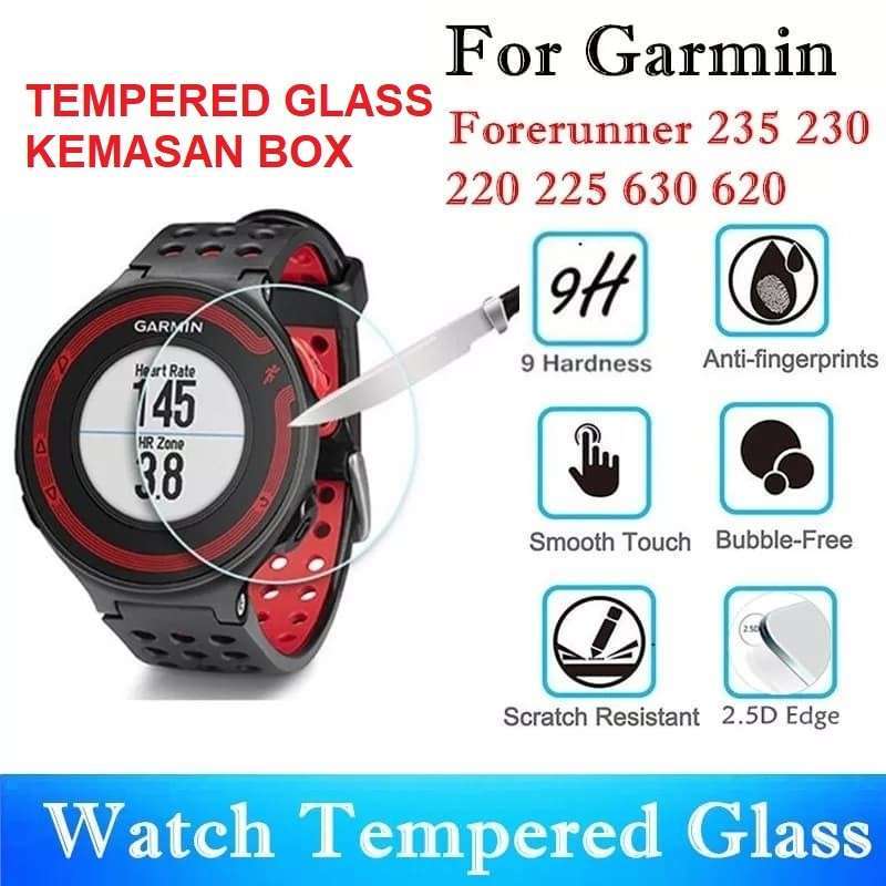Tempered Glass Garmin 935 230 220 225 235 Anti Gores Kaca Screen Guard
