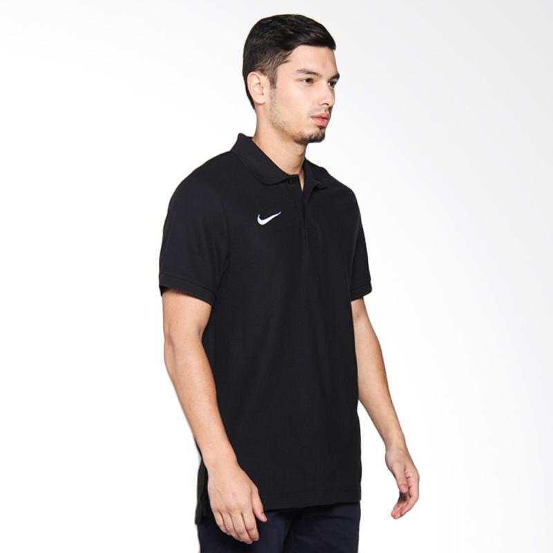 Jual Nike Men TC Core Polo Shirt Black 454800 010 di Seller