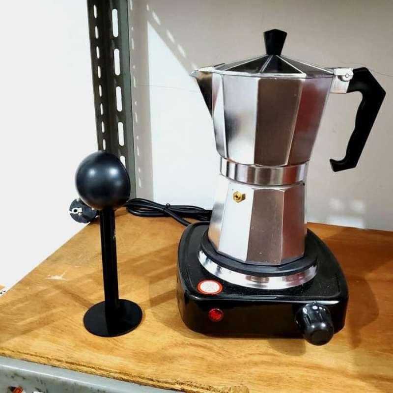 Mokapot Silver 6 cup. Espresso Maker 