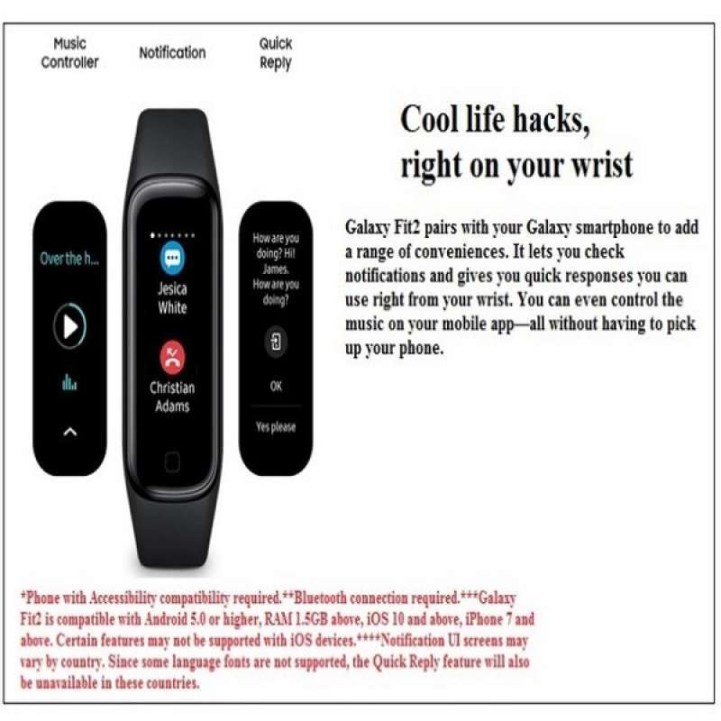 Promo Original Samsung Galaxy Fit2 Galaxy Fit 2 Garansi Resmi Sein di  Seller Jump Market - Kota Jakarta Barat, DKI Jakarta | Blibli