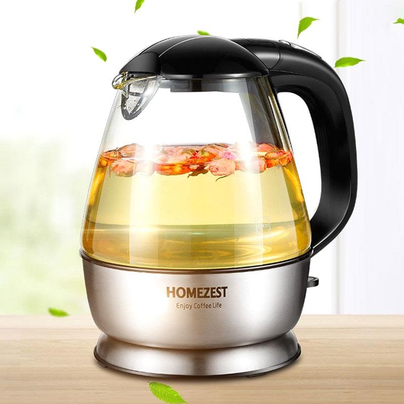 Jual H Ikea Homezest T 817 Glass Electric Kettle Transparent Heat Resistant Explosion Proof Tea Water Pot 1 5l 220v European Standard Online September 2020 Blibli Com