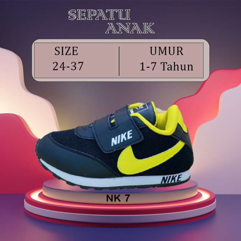 Jual sepatu nike anak ukuran 24 25 26 27 28 29 30 31 32 33 34 35