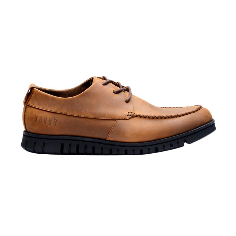 Brodo Flex Casual Man Shoes- Tan