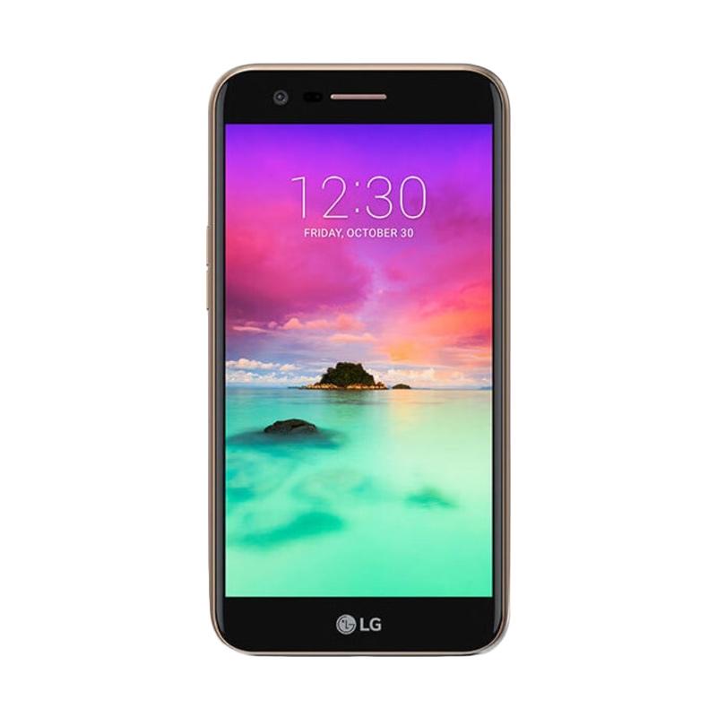 LG K10 2017 Smartphone - Black Gold [5.3 Inch/16GB/2GB] Garansi Resmi LG Indonesia 1 Tahun