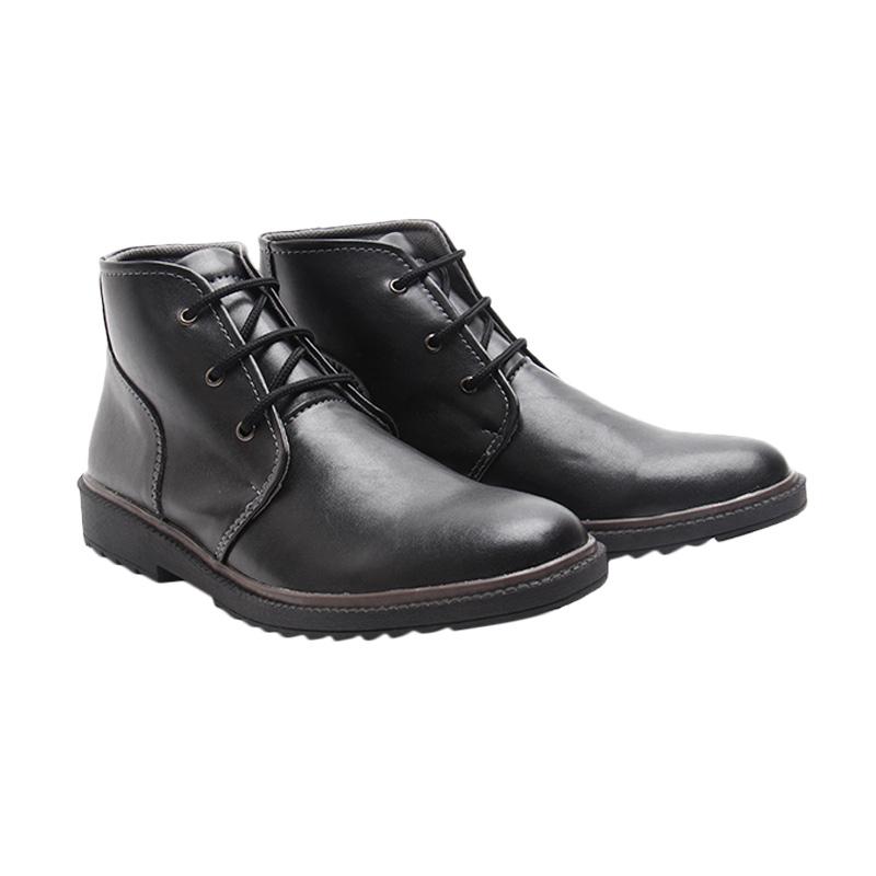 Dr.Kevin Men Boat Shoes - Black [1041]