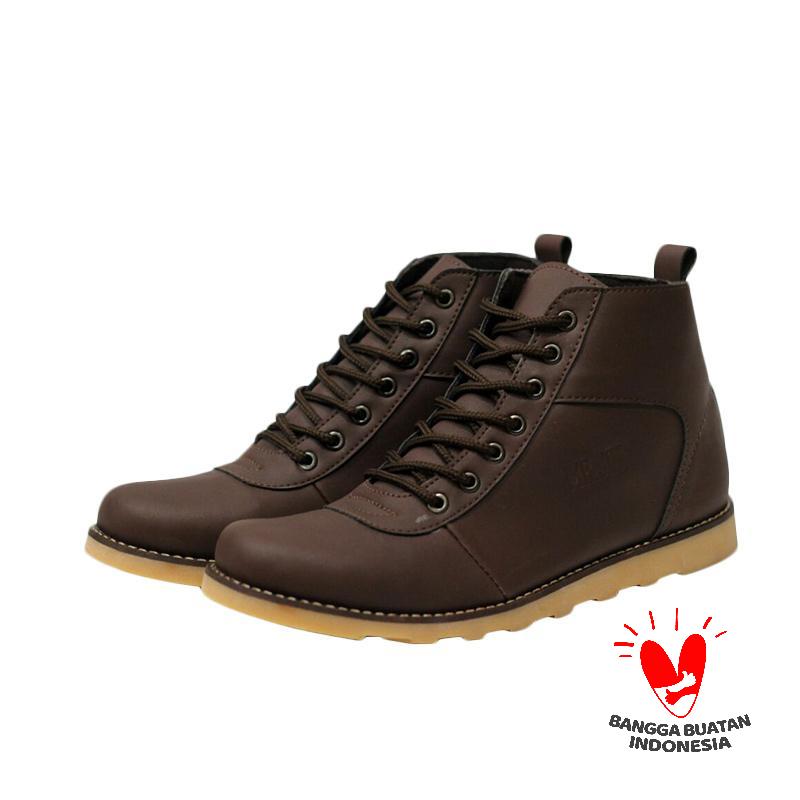 Handmade Mr Joe Bara Sepatu Boots - Brown