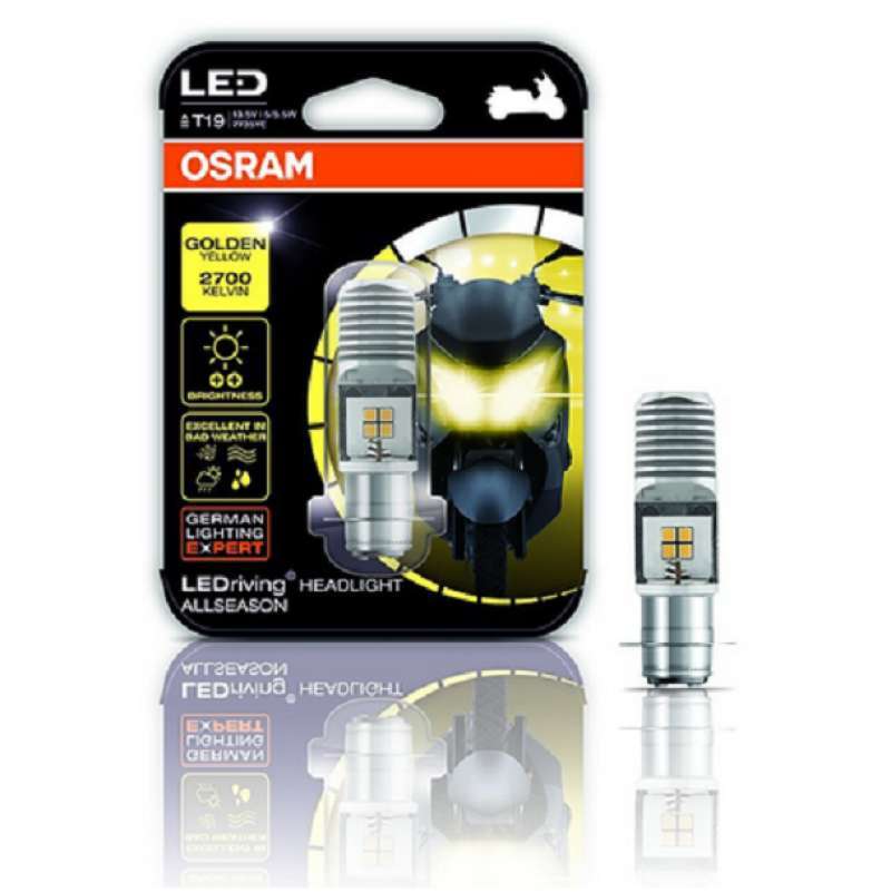 lampu led osram utama motor matic t19 h6 m5 k1 kaki 1 bebek matik honda yamaha suzuki