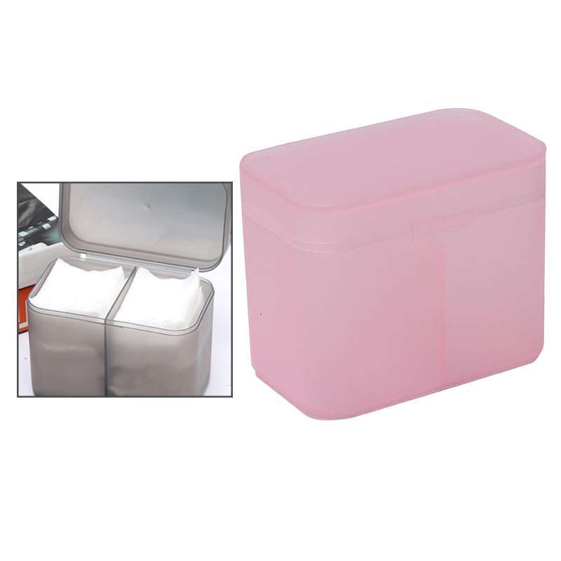 Promo Clear Plastic Organizer Holder Cotton Swab Nail Towels Makeup Pads Multipurpose  Storage Box di Seller Homyl - China | Blibli