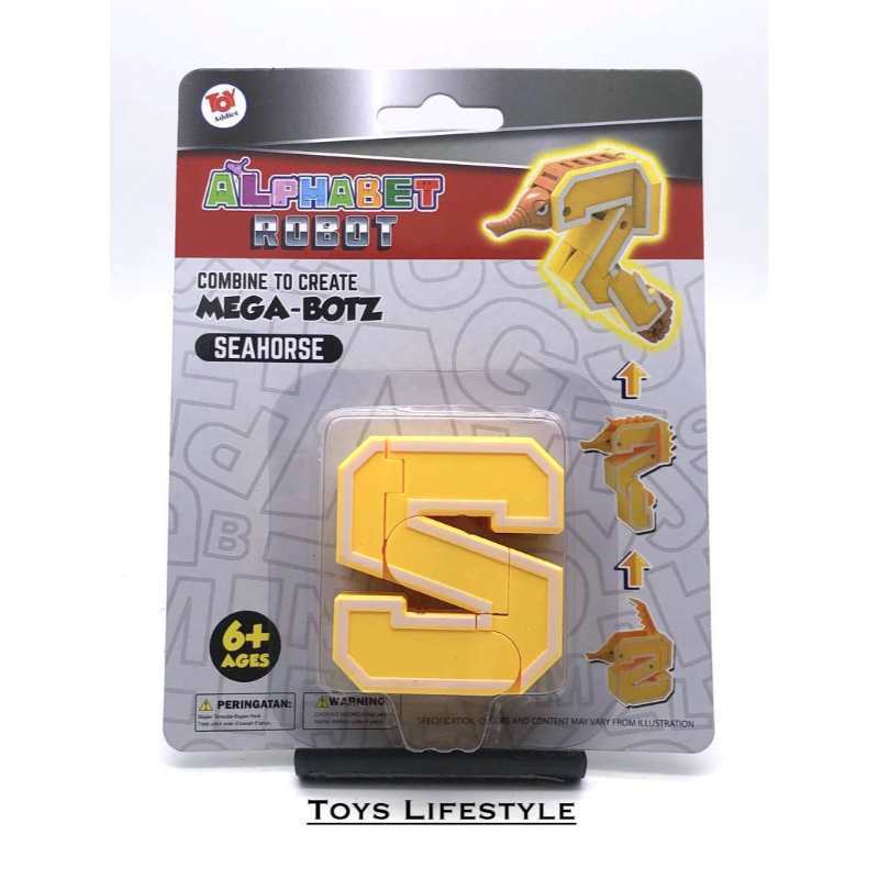 Promo Mainan Edukasi Toy Addict Alphabet Huruf Robot Mega Botz S